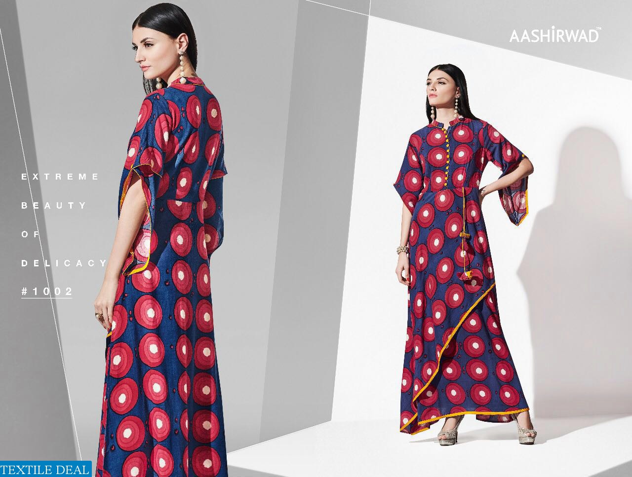 aashirwad blossom Wholesale ready made long kurtis